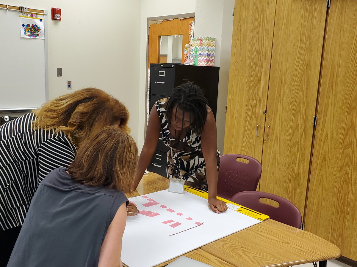 apsitnia's tweet photo. APS 7th grade science teachers analyzing the instructional leadership prompts for science. @APSInman @drhafza #APS3DScience #sciencematters https://t.co/nW43FfvQzQ