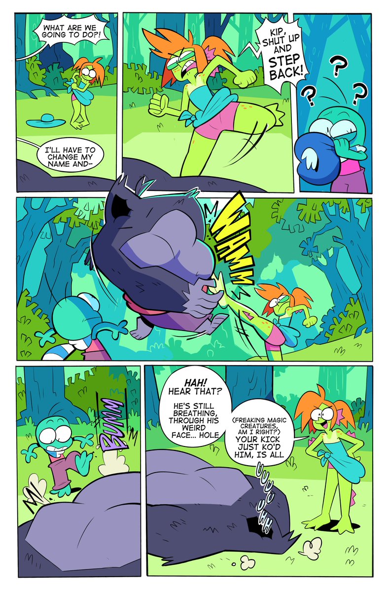 Here we go with Part 2! Check out the comic at https://t.co/9yhEJ863kt #HoppingGills #webcomic 