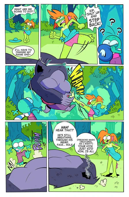 Here we go with Part 2! Check out the comic at https://t.co/9yhEJ863kt #HoppingGills #webcomic 