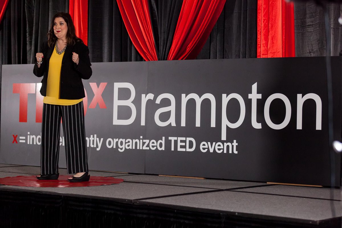 gabymammone's tweet photo. What an honour it was to be a #TEDx speaker. I am so grateful for the opportunity to share my message of #BeAwareBeKind. If you think your goal is too big, chase it anyway as the journey will be your new destination. #Tedtalk #Toastmasters #Tedx2019 https://t.co/cH8ylex1Si
