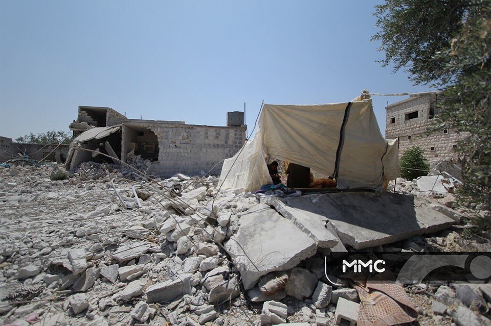 AmenahMasri's tweet photo. Making new memories on top of the ruins of their home.
#Rise4Idlib #NotATarget #EyesOnIdlib #StopBombingIdlib #SolidarityWithBrita #HungarStrikeForIdlib #Idlib https://t.co/eA5QqhyumP