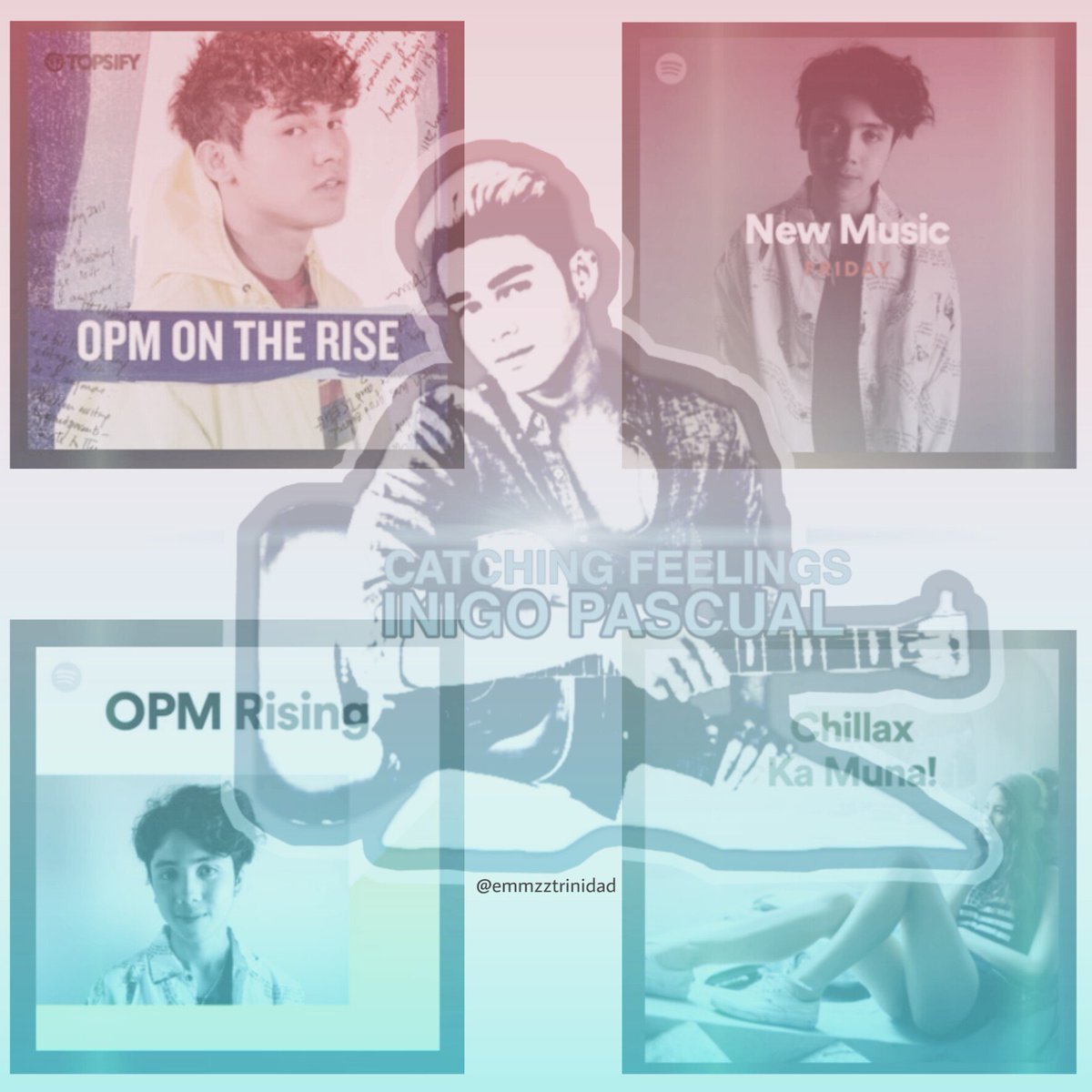 hi guys, you can now listen #CatchingFeelingsINIGOftMoophs on these Spotify's Playlists. Lets stream, stream, stream thru this link 👇👇

spoti.fi/2Yv8Qgl

<a href="/InigoDPascual/">inigo 💎</a> 
<a href="/m00phs/">moophs</a> 
<a href="/roslynn/">Roslynn Alba Cobarrubias🇵🇭</a> 
<a href="/tarsierrecords/">Tarsier Records</a>