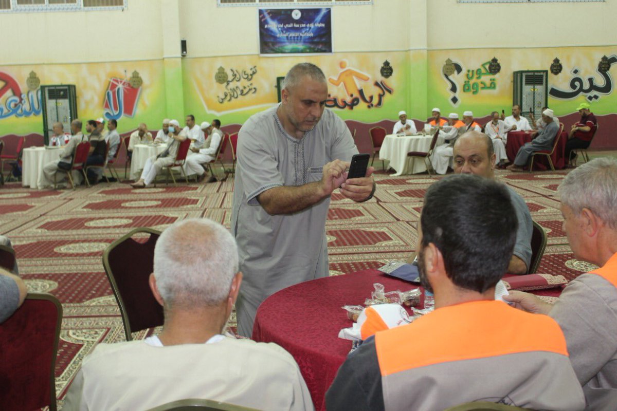 Almuadhem's tweet photo. #الاحتفاء_بضيوف_الرحمن https://t.co/SODKoVtux1