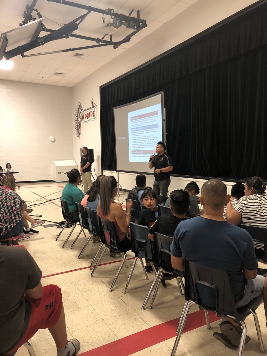 AAcosta9324's tweet photo. Great turn out for Fine Arts Parent Information Night #TeamSISD @SSanchez_MS #RedAndStrong https://t.co/sdwMCrH6mF