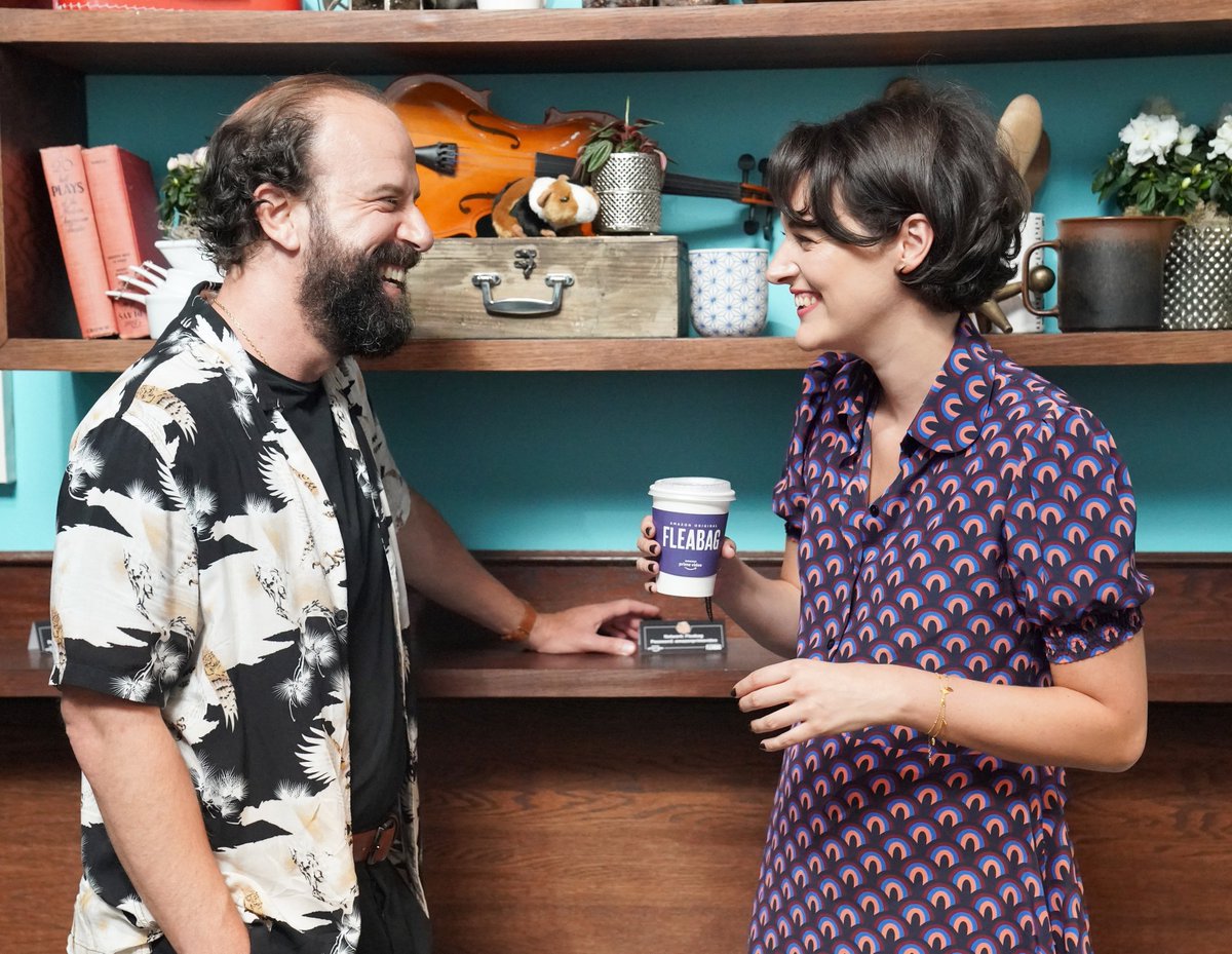 fleabag's tweet photo. Los Angeles: now's your chance to experience #Fleabag and Hilary's cafe for yourself! ๐น Come pet the guinea pigs, have a drink and a chat today through Aug. 9 from 10 - 6pm at 7924 Melrose Ave. https://t.co/EistY8ieZn