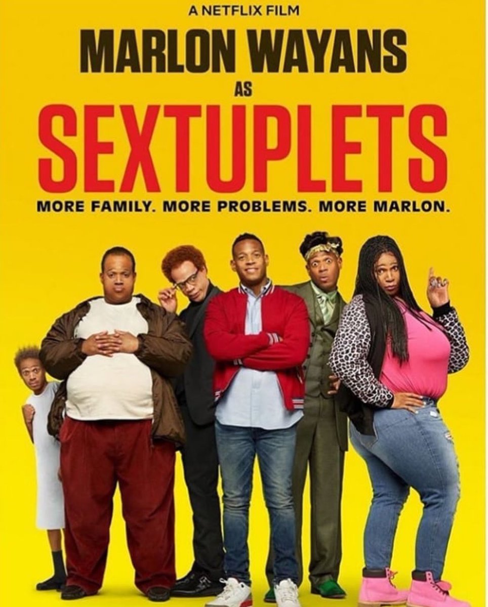 shawn_wayans's tweet image. Y’all be sure to check out my baby brothers movie Sextuplets on Netflix on August 16th ya heard