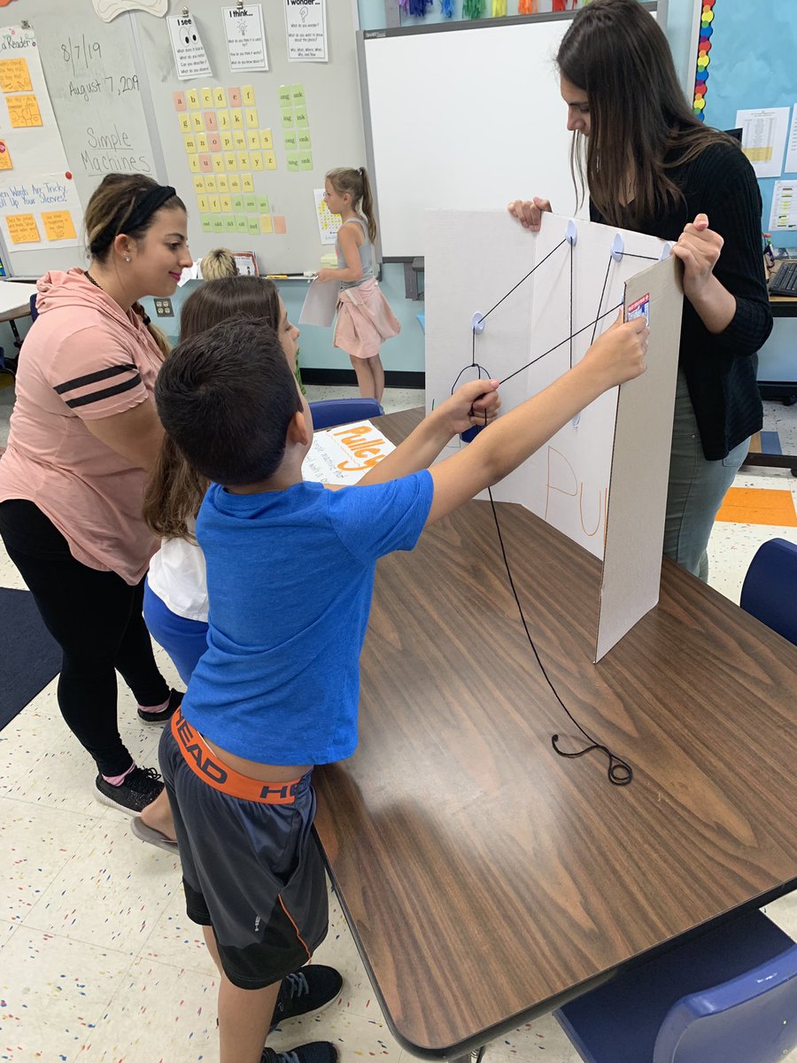 Kentk2345's tweet photo. Such a great day celebrating my student’s hard work this summer during ESY! Students taught their families all about the six different simple machines! @MTPSpride https://t.co/AIh4OcgkIa