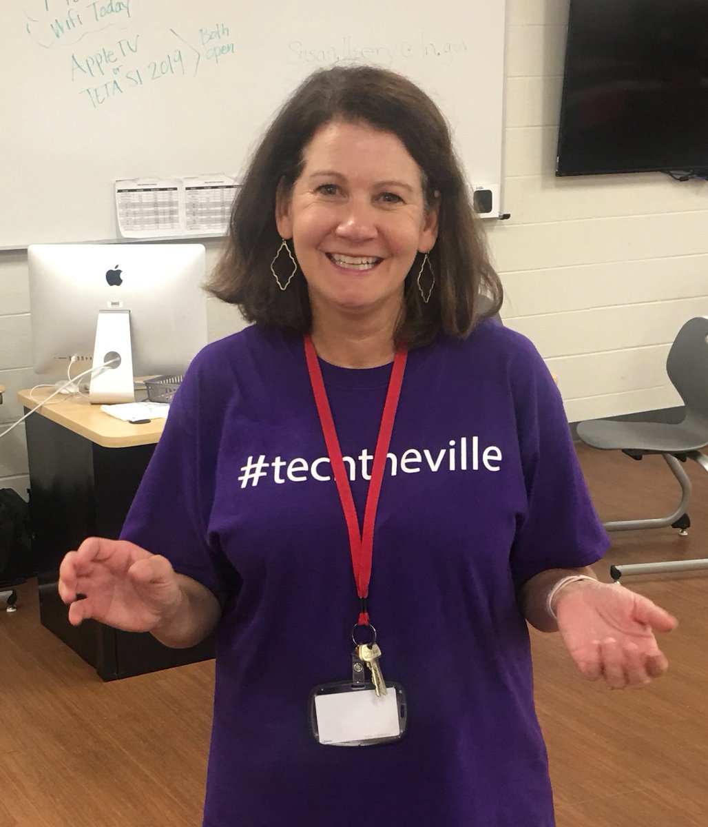 TorrenceMyers's tweet photo. From HS Deployment 2K19, my vote for TCW - Teacher CrushingIt Wednesday - Susan Hathhorn! I will never forget the Burnt Pancake Syndrome!!! #techtheville https://t.co/TvEHfWyC3I