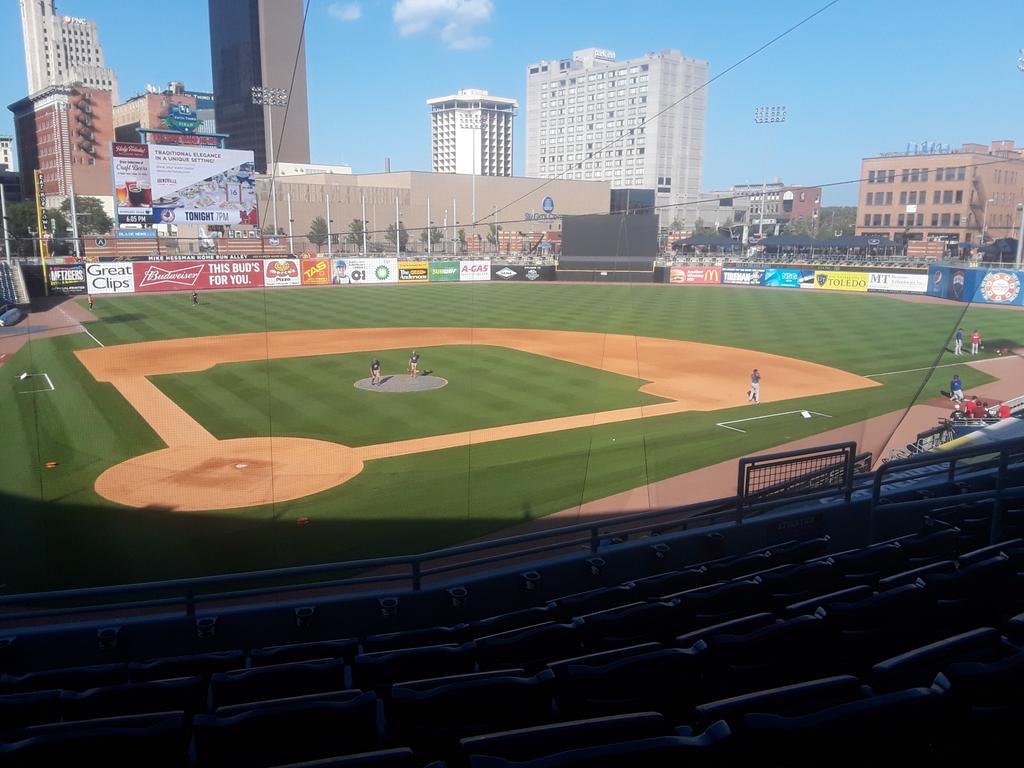 PeteKrupsky's tweet photo. I am slumming tonight at #FifthThirdField in Toledo. Nice barn, LOL. There is excellent customer service here. I am impressed every time. https://t.co/rKACGUo2c1