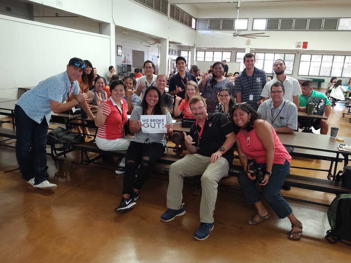 WE BROKE OUT!!!

@Campbell_Hawaii

#sabernation 

##weloveourschool