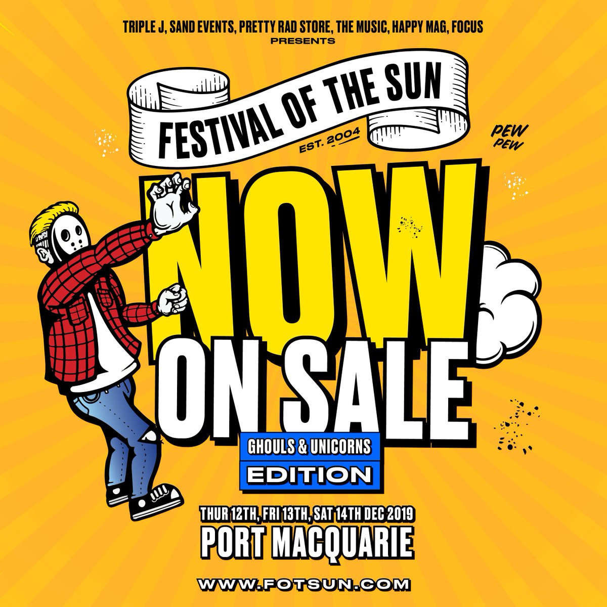 fotsun's tweet photo. FOTSUN 2019 Now On Sale! - https://t.co/JKVqkjI5Fz
Just 3000 (oops now only 1500 left!) tickets available for Australia's only beachside &amp; BYO festival! https://t.co/Qjg3rfh4yN