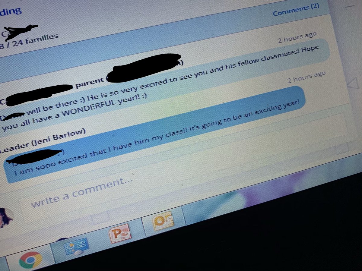 adorkablejenius's tweet photo. @tamaraletter Jeni Barlow. 5th grade ELA/SS. Joy moment: when a parent contacts you to tell you how excited their child is to spend the year with you this yearโค๏ธ #mywhy #betheone #ohbless https://t.co/U49nSqp8Mz