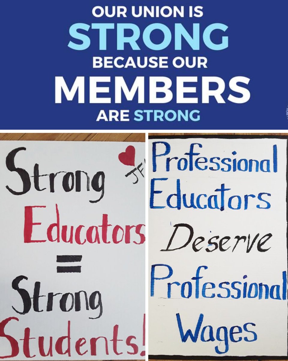 D228Educators's tweet photo. Today our Action Committee gathered to create informational signs for the JFA’s messaging purposes! Special thanks to everyone for donating 3 hours of time to this important cause!
#JFAUnited #StrongerTogether #StrongEducatorsStrongStudents #NoContractStillWorking @ieanea https://t.co/ZYvkUSwZmw