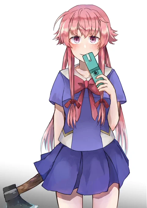 8月8日10:20〔自室〕我妻由乃を描いてツイートをした。 