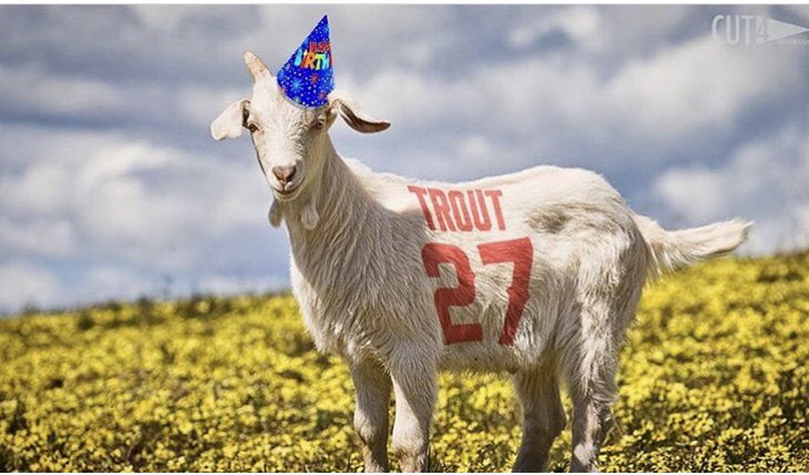 Happy Birthday
Mike Trout 