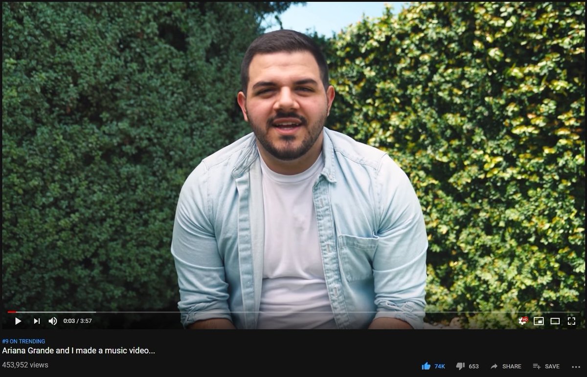 CouRageJD's tweet photo. Wow. I'm truly speechless.

The music video is trending in both the US and the UK...
#9 in the US
#2 in the UK

RT and WATCH! THANK YOU! 
https://t.co/fgpQDEhLxz https://t.co/GI4qq4R3tA