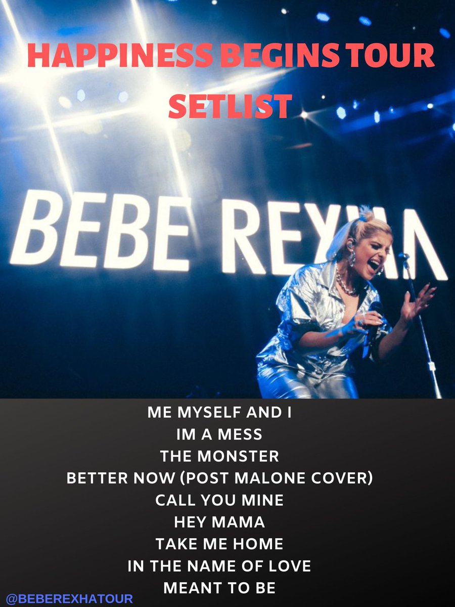 Arnold Bush Kabar Bebe Rexha Setlist