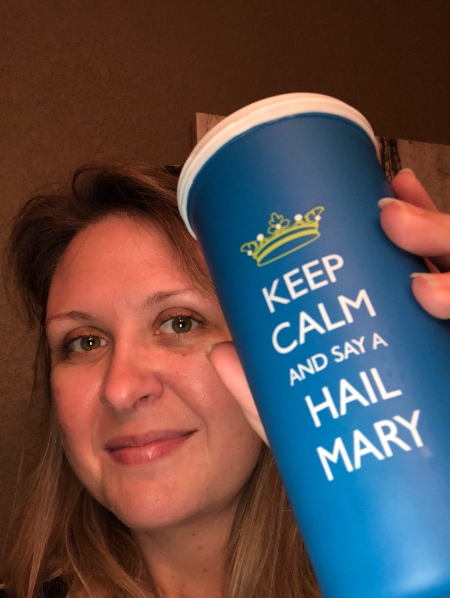 NurseSarasBooks's tweet photo. Thanks for the #BackToSchool2019 coffee mug Mom! @ann_swann #CatholicSchoolsRock #MoveThatMountain https://t.co/tflJdTkRiG