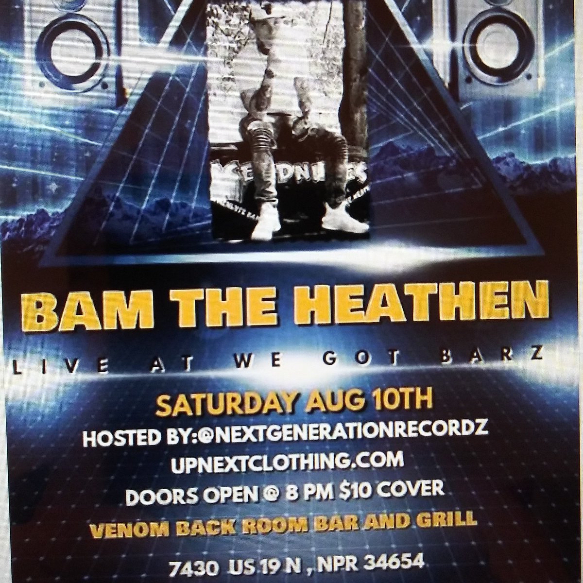 mattwvr2's tweet photo. This saturday!! Tru Hustla Records very own "Bam The Heathen" will be live!! Watch the carnage as he destroys the stage!!! https://t.co/xmNo3ve5HA
