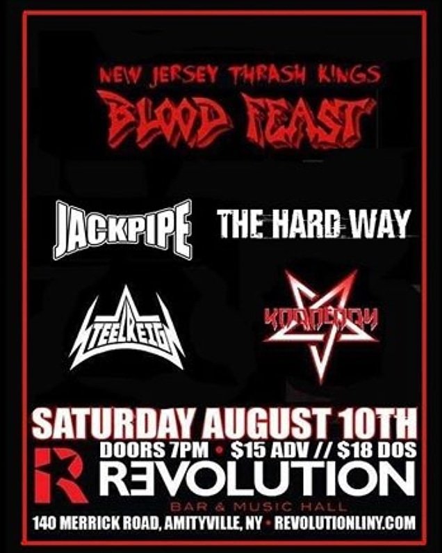 The knives are sharpened...It's killing time 🔪🔪🔪 PREPARE FOR FUCKING WAR!!! 
August 10th <a href="/revolution_li/">Revolution</a> 

#Korotory #Metal #DeathMetal #ThrashMetal #GrooveMetal #Hardcore #Metalcore #MetalMusic #LongIslandMetal #Musicians #Revolution #Flyer #LiveMusic #SupportLocalMusic