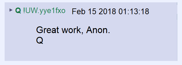 prayingmedic's tweet photo. 30) Q congratulated the anon on making the right connection. https://t.co/Rec6FYio1l