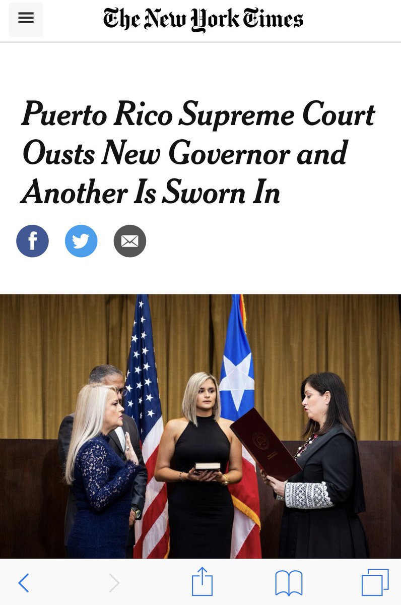 What’s up with this media coverage of PR Supreme Court “ousting” the governor—as if they staged a coup! His self-appointment (after being hand picked by the disgraced Rosselló) was ruled unconstitutional. What are the stakes of showing PR as disfunctional and undemocratic??
