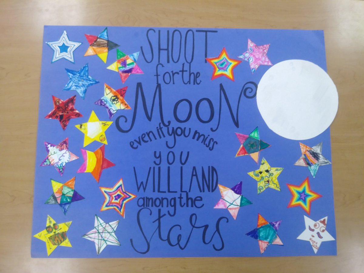 fmteducare's tweet photo. Our Apollo 11/Space inspired group art ππ #LoveLoveLoveIt #ShootForTheMoon π#HadALittleHelpFromMyFriends ποΈ#Masterpiece π§#ThanksMsMadison π #FairmontEducareCreates #ItIncludesOurAwardWinningTeachersStars πβοΈππ« https://t.co/RnjqNbFpc5