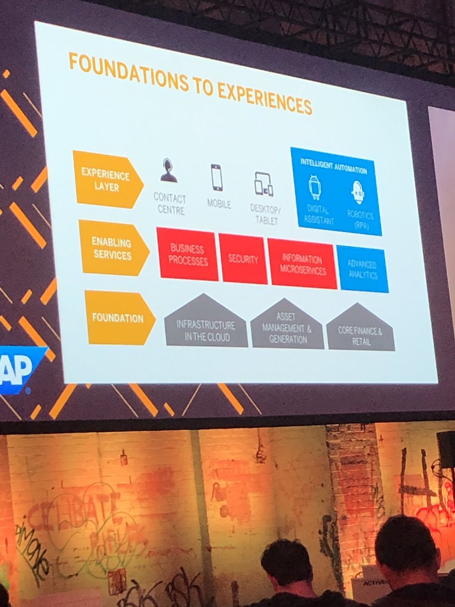 mclark_tweets's tweet image. Some interesting insights  #innovatewitheffect and this from Mercury Energy NZ on getting the foundations right and then overlay with the enabling and experience layers to deliver great experiences to customers
