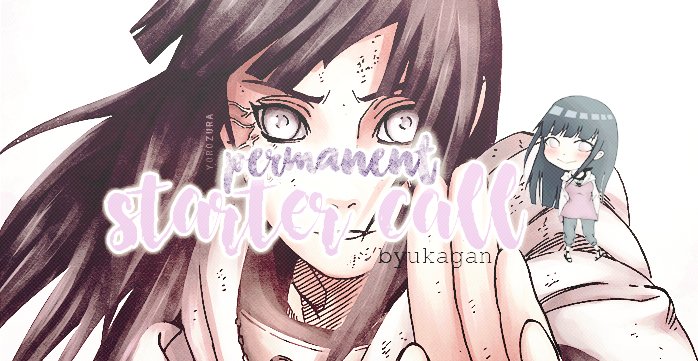 ༉‧₊˚✧  PERMANENT STARTER CALL !
small banter, one-liners, detailed plots available ! ˎˊ˗ 
⠀
⠀RT for small one-liners.
⠀LIKE to discuss for detailed plot !
⠀hinata portrayal based on all versions ; shippuden by default.