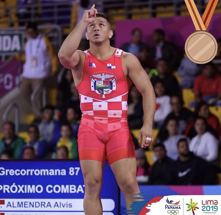 ¡Felicidades! Al Cabo 1° de <a href="/protegeryservir/">Proteger y Servir</a> Alvis Almendra, por la medalla de bronce 🥉 en los Juegos Panamericanos de #Lima2019 en la disciplina de Lucha Grecorromana.