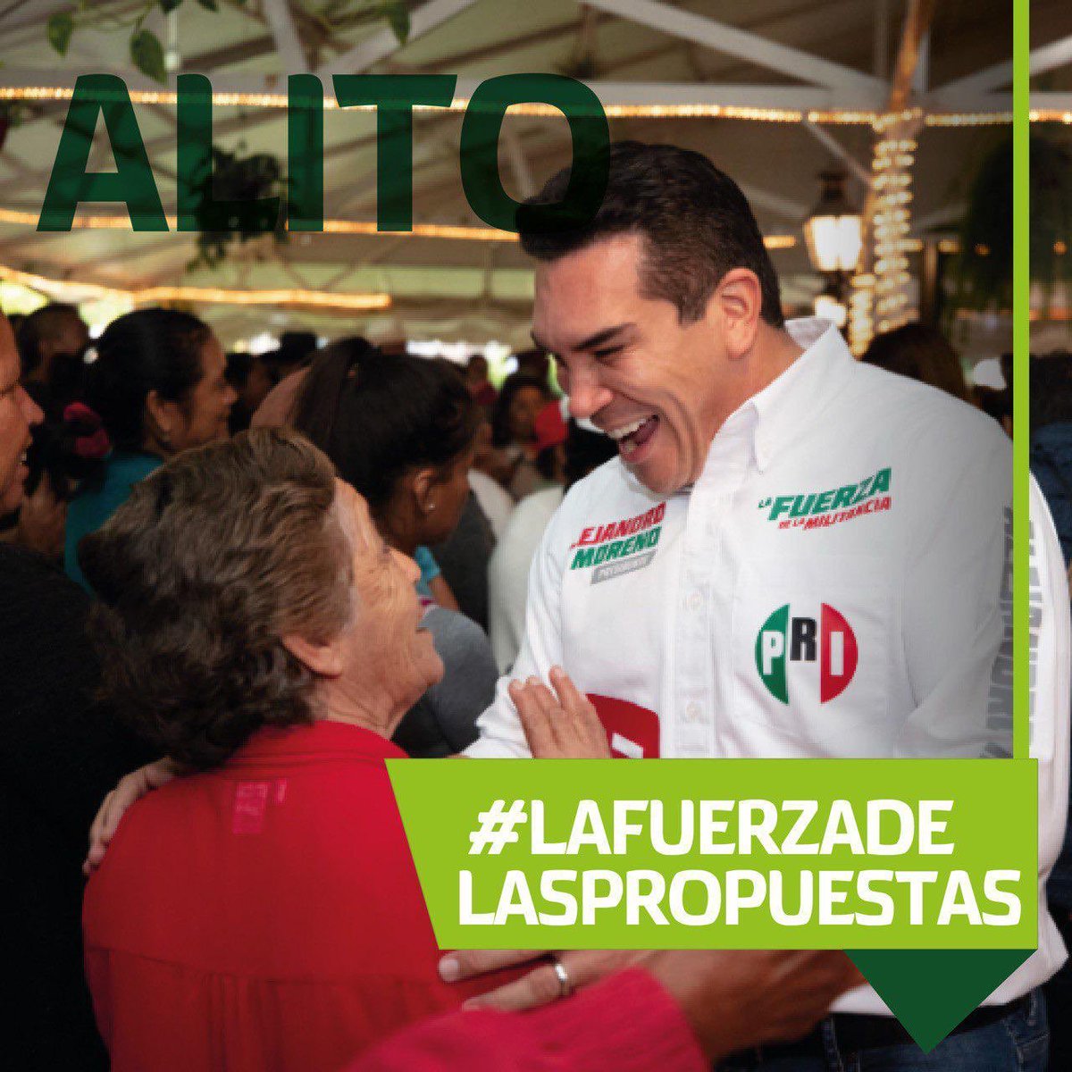 Con <a href="/alitomorenoc/">Alejandro Moreno</a> y <a href="/caroviggiano/">Carolina Viggiano</a> el <a href="/PRI_Nacional/">PRI</a> tendremos al mejor aliado, cercano a la militancia y de la mano de los jóvenes haremos historia para luchar por un mejor México. #LaFuerzaDeLasPropuestas