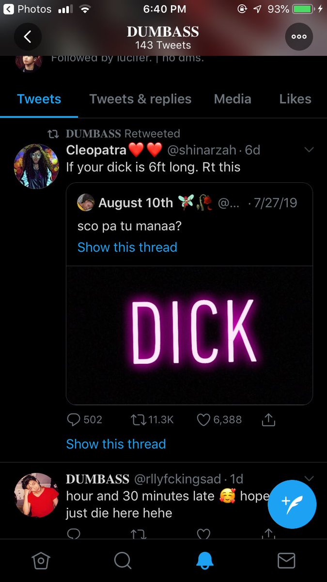 flordekrp's tweet photo. @rllyfckingsad ur dick is not 6ft long sit tf down https://t.co/cfJtg8PPuT