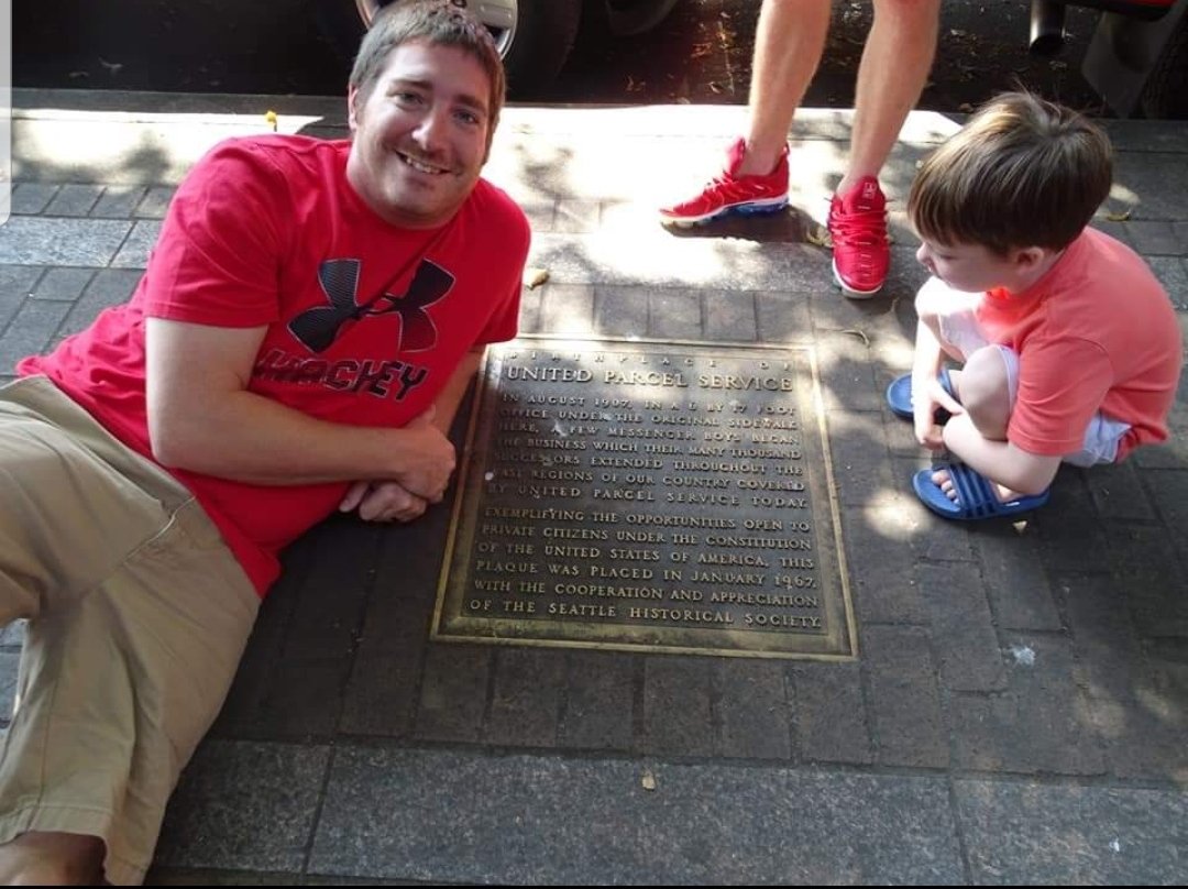 Hanging out at the home of the first UPS. #upser #ups