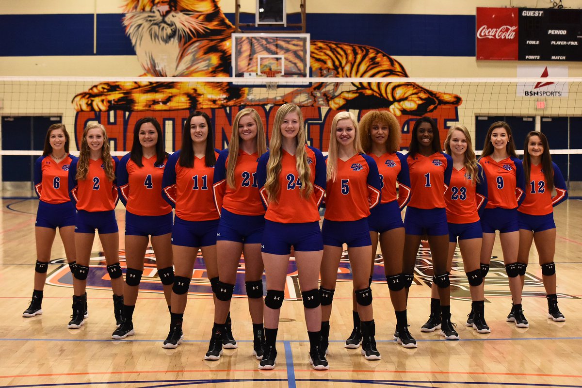 ChattStateVB's tweet photo. Introducing your 2019-2020 Lady Tigers! #tigerup #tigerstrong https://t.co/AbmlxDQwIt