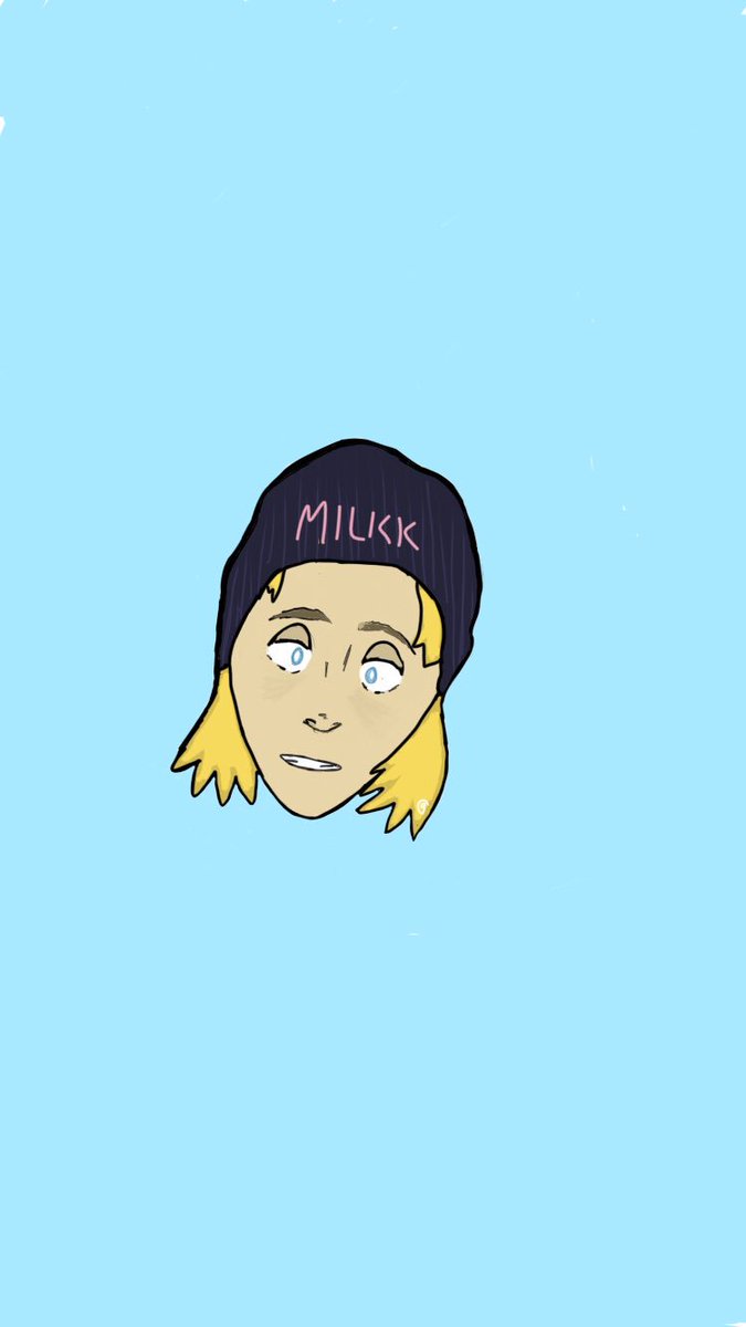 PACIIFICKISS's tweet photo. @patkiloran i know it’s egg boy szn but i drew u a pfp of you w/ ur long hair bc i miss her ok bye #milkk #digitalart #sticker https://t.co/rP7IMLacPS