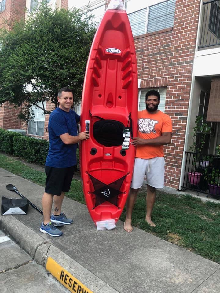 chosenjuan285's tweet photo. I won a kayak off of the raffle tickets for a friend’s daughter’s cheerleading fundraiser. Support the youth in activities! https://t.co/pBAjRDU9Eo