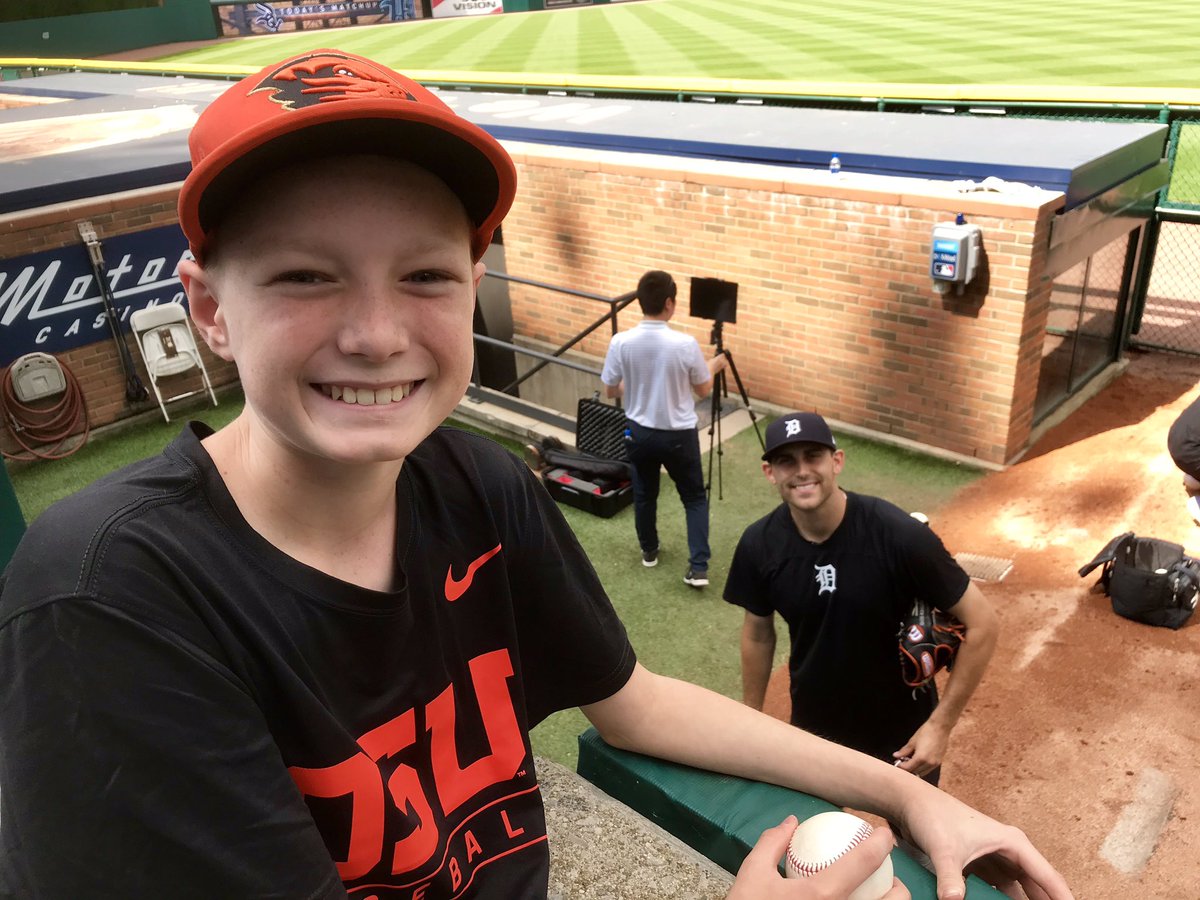 MLB park #15 for Luke. Special thanks to Beaver great <a href="/mattboyd48/">Matthew Boyd</a>.