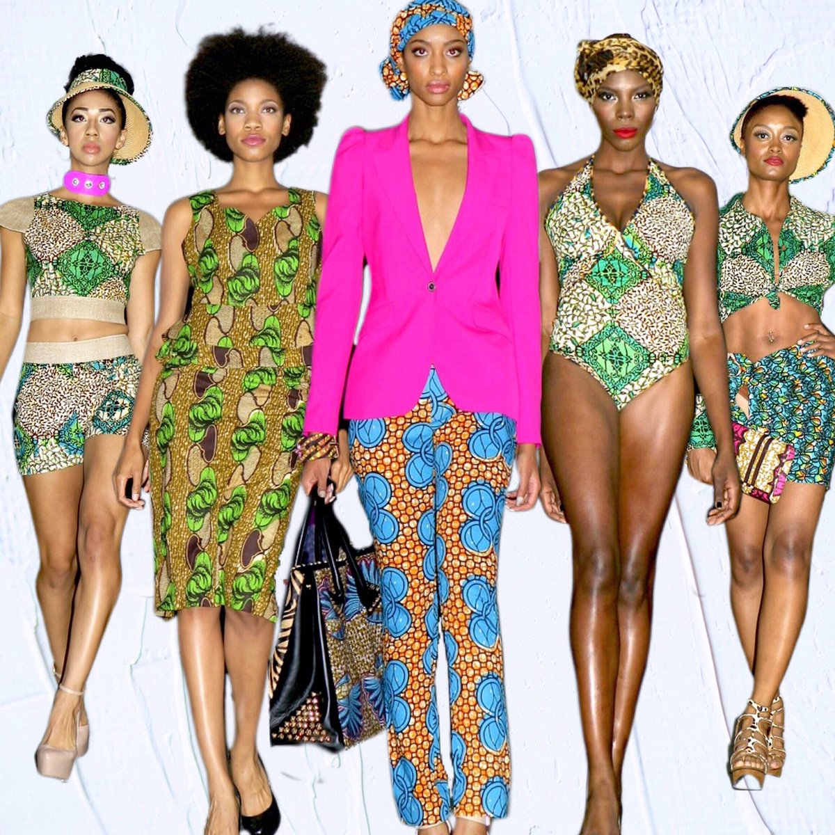 Prints on prints on African prints. These gorgeous pieces were apart of a collection from former brand 2AfricanGirls. A collaboration between Ugandan socialite <a href="/iam_judithheard/">Judith Heard</a> &amp; and Nigerian designer Michelle Okosun.