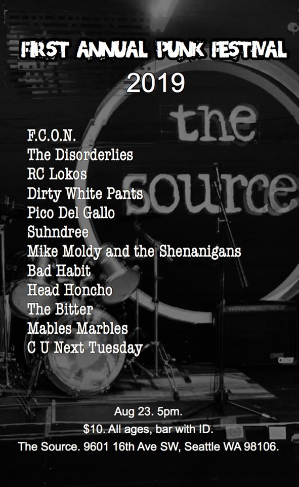 ICanFixItLater's tweet photo. Are you in the #Seattle area? Do you like #Punk and #Rock music? How about #tacos? Join us Friday after next for a damn good #SeattleNightOut on the 23rd at The Source! Featuring brand new songs by Dirty White Pants, here's a taste: https://t.co/4rC7IwNjcw https://t.co/ezbVQYXCCu