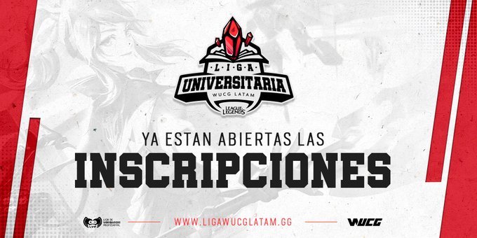 ¡Invocadores Universitarios! 🇨🇴 Por años hemos brillado en competencias universitarias de #LeagueOfLegends y 2019 no será la excepción.

Conozcan la Liga Universitaria WUCG Latam, la competencia de LVP que los puede llevar a China:
👉 arenagg.com/es/landing/lig…