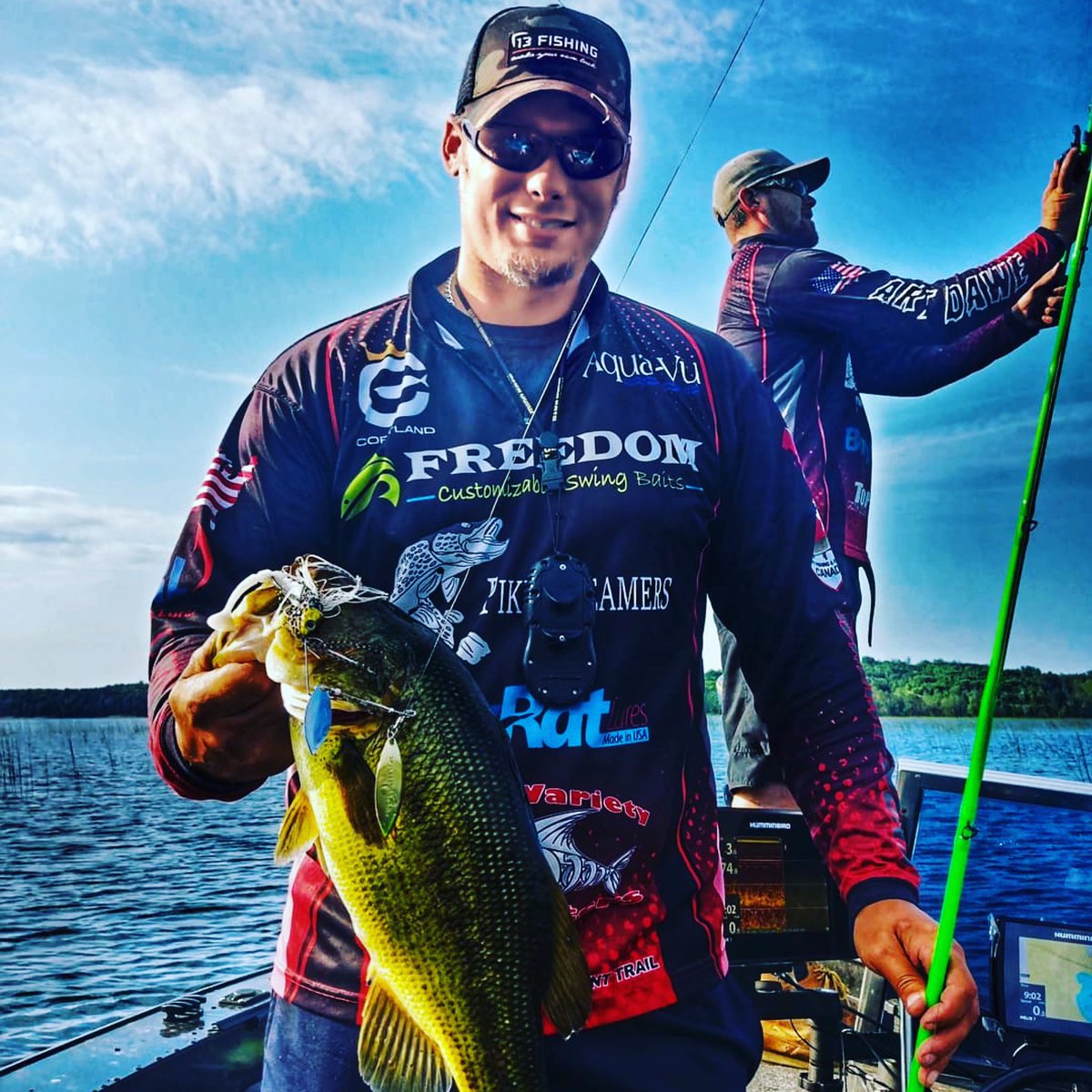 FreedomTackle's tweet photo. @jeremyfishcowboyz Slammin’ buckets on @Freedomtackle blades!
#Freedomtackle #howdoyouswing #myol #spinnerbait #fateblackgen2 #ftc #spinnerbait #PikeDreamers #FishCowboyz #fishing #bassin #bassnation #bass #largemouthnation #largie #bucketmouth #fishthenorth #fishaddict https://t.co/dLB1xBF1sF