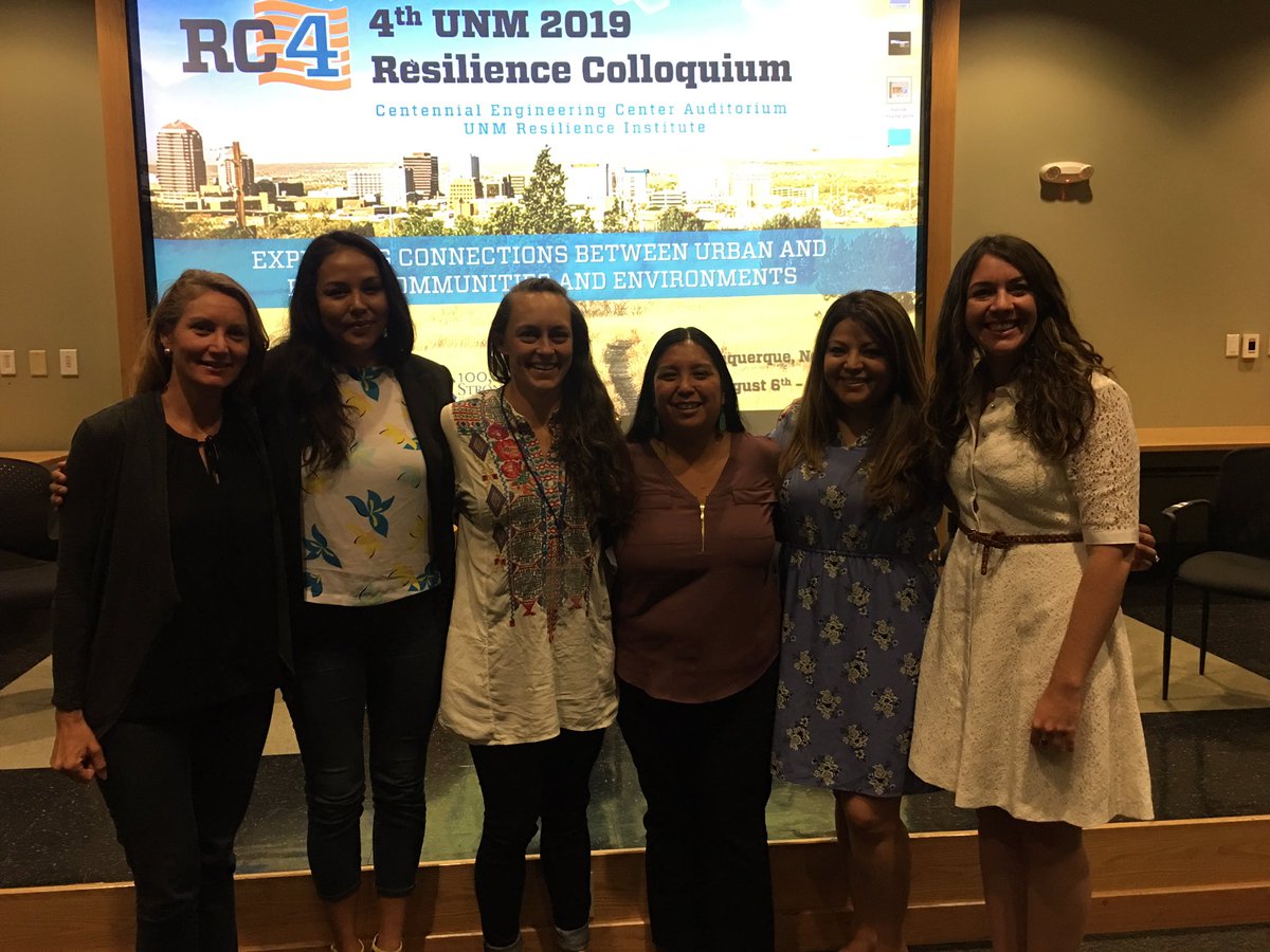 beefallon's tweet photo. Today I was lucky enough to moderate a brilliant #AllWomenPanel of scientists and policy makers, including Latina and Indigenous women, all of whom are working in &amp; with communities impacted by climate change. 💪😍 https://t.co/xkvevSYFkV