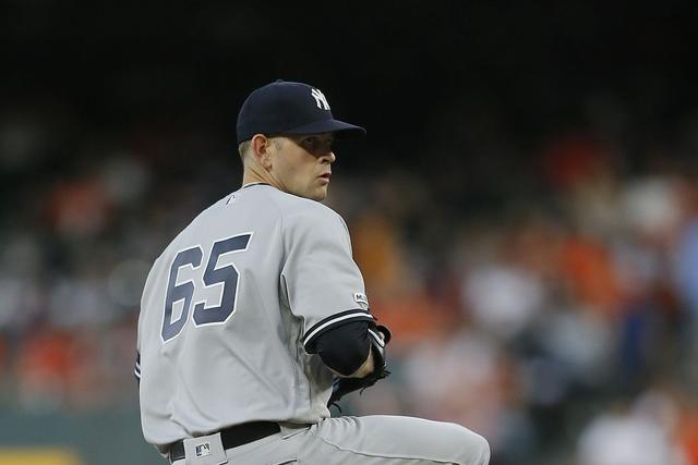 JohnD_NYC's tweet photo. James Paxton 🇨🇦started and pitched 6.2 innings, Chance Adams pitched the rest of the game, vs the Orioles, for a 14-2 final score at Oriole Park at Camden Yards on Wednesday, August 7th, 2019 #Yankees #BigMaple 🍁#ChanceAdams #StartSpreadingTheNews #PinstripePride https://t.co/4Nhaqh0Dh9