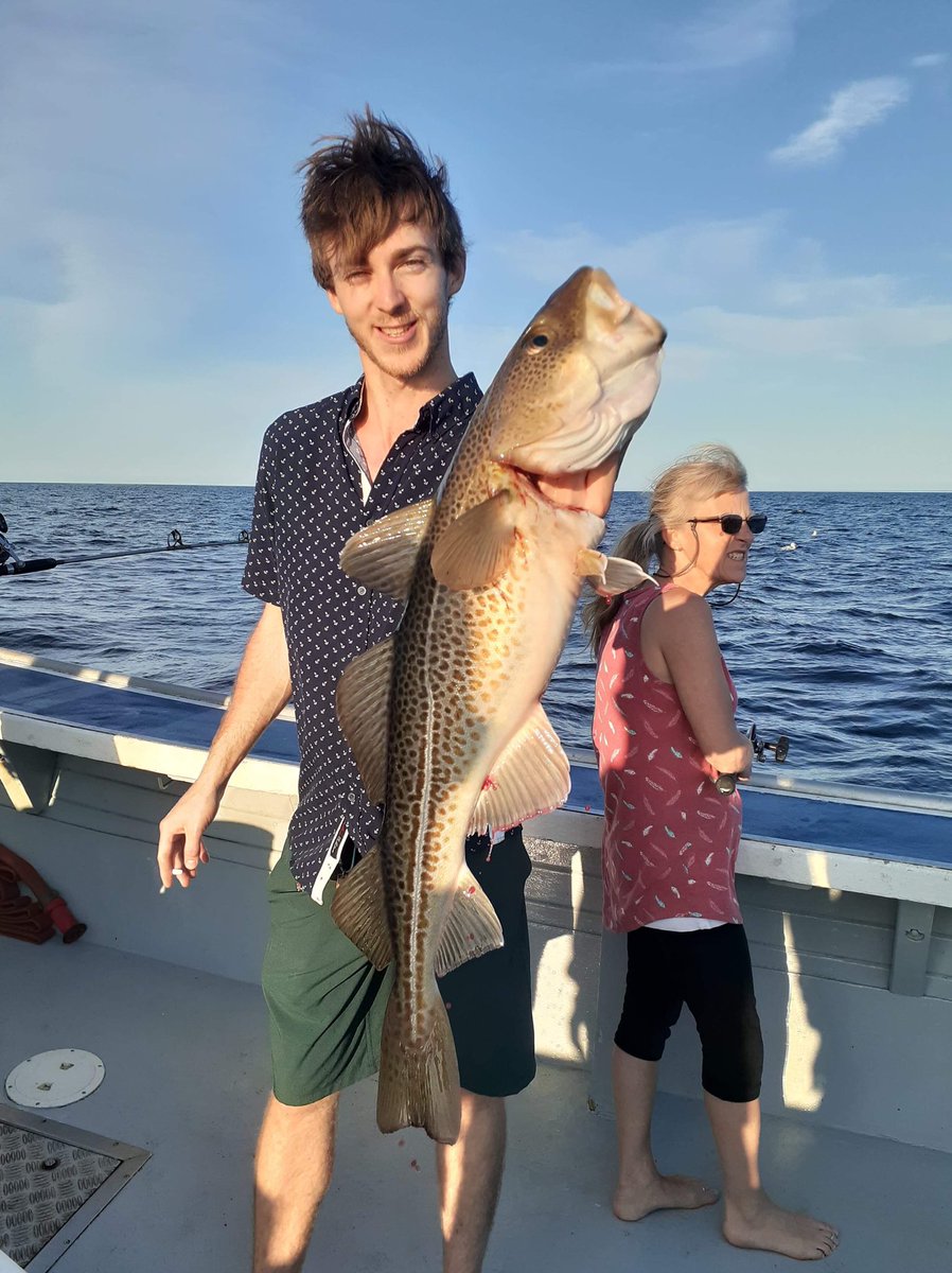 Campbellsfish's tweet photo. Catch of the Day! 🎣

☎️ us to book your summer adventure 902-672-2837

#PEI #CampbellsDoesItBest #fishing #deepseafishing #Summer2019 https://t.co/gKQoXNnNuy