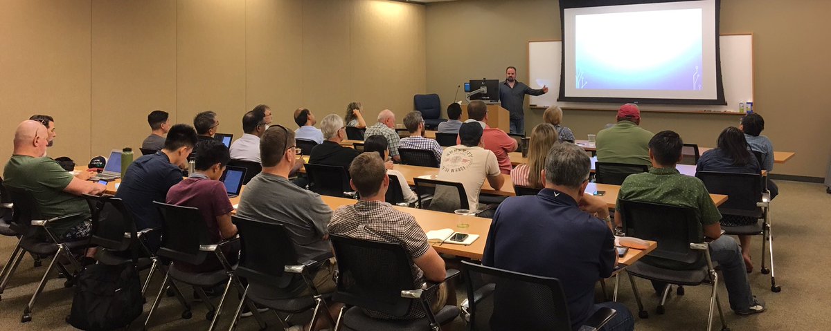 SACSQLUG's tweet photo. Good turnout for “Database Design Fundamentals” with @sqlelf at @SACSQLUG monthly meeting tonight!

#sql #sacramento #sqlpass https://t.co/uuINt83I6T