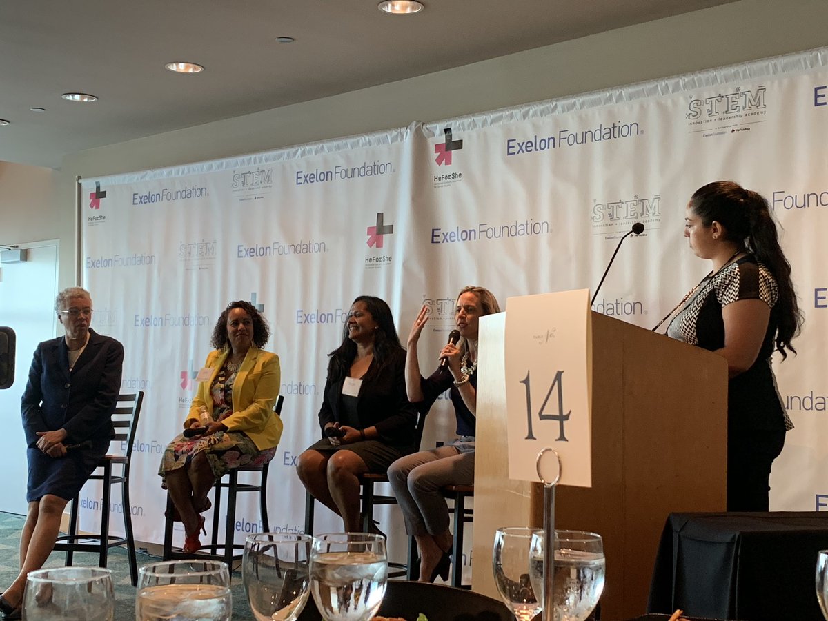 JessicaMahon314's tweet image. Thank you @Exelon and @HeForShe for hosting experiences like this for @ChiPubSchools students!! Through the STEM academy, our amazing young women are engaging in STEM learning all week and heard from an inspiring panel tonight. #cpsSTEM