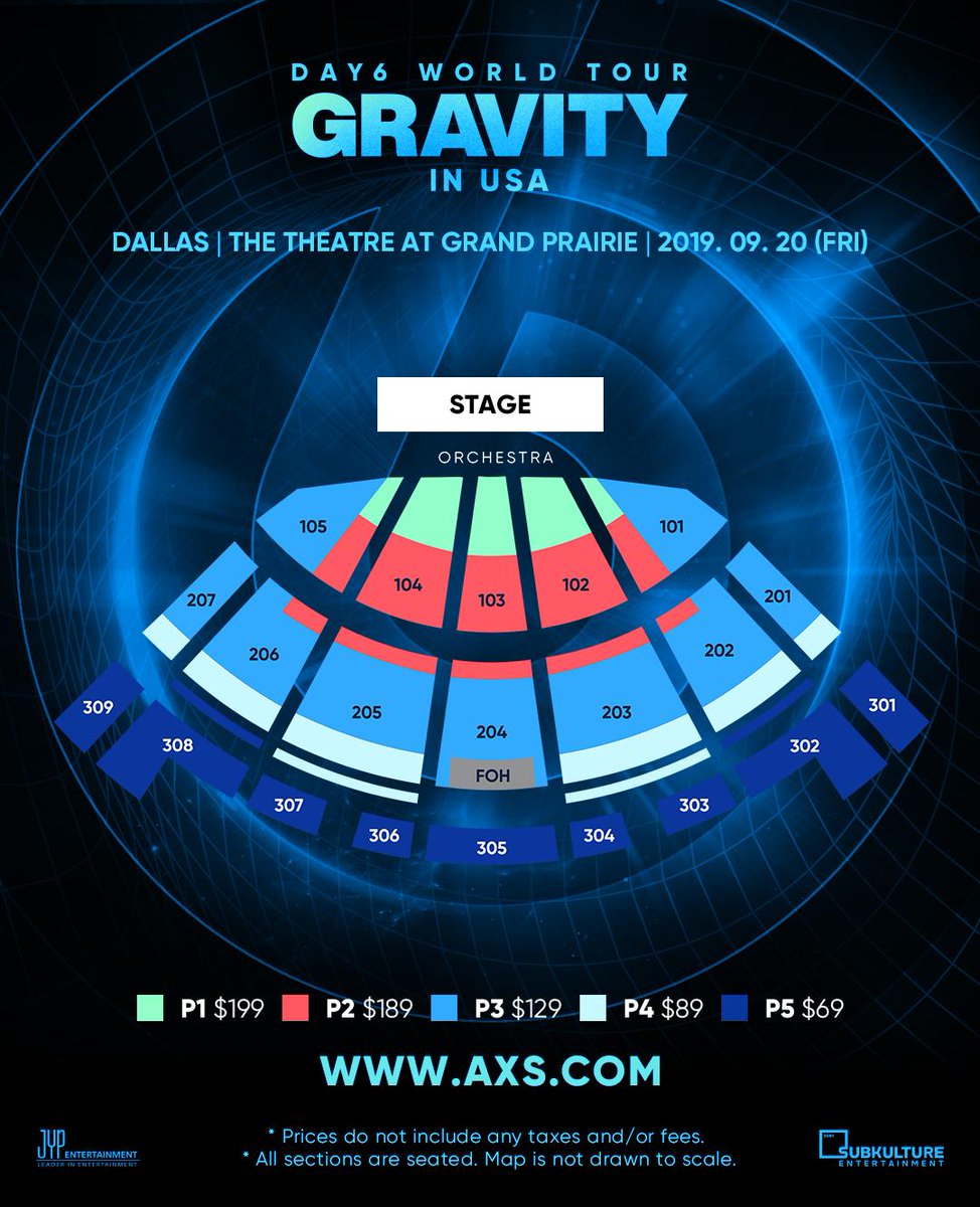 Dallas Seating Chart