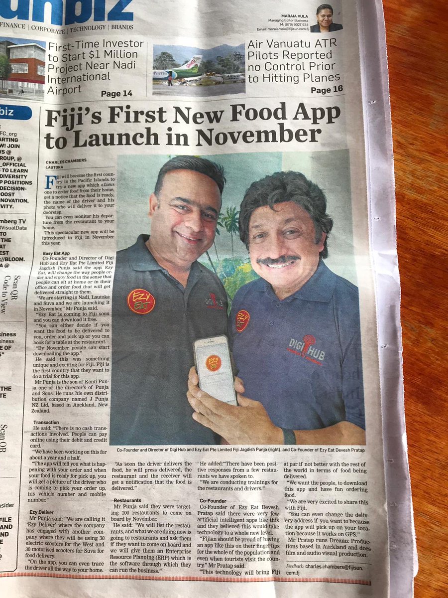 DreamzProductn's tweet photo. #Dreamzproductions #Digihub #IOS #Playstore
#mobileapp #fiji #technology #foodies #local #gastronomy #fijiairways #Fijitourism #explorefiji #businesspacific #fiji #fijiairways #hospitality #fijitourism #fijinews #success #fijisun #mailife #transformation #fbc #fijione #spto https://t.co/MI3taTuLFQ