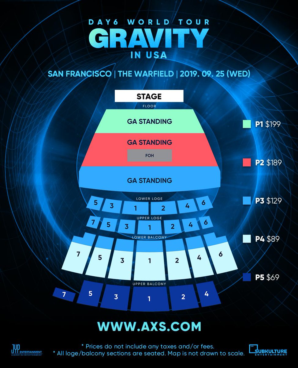 The Warfield San Francisco Seating Chart