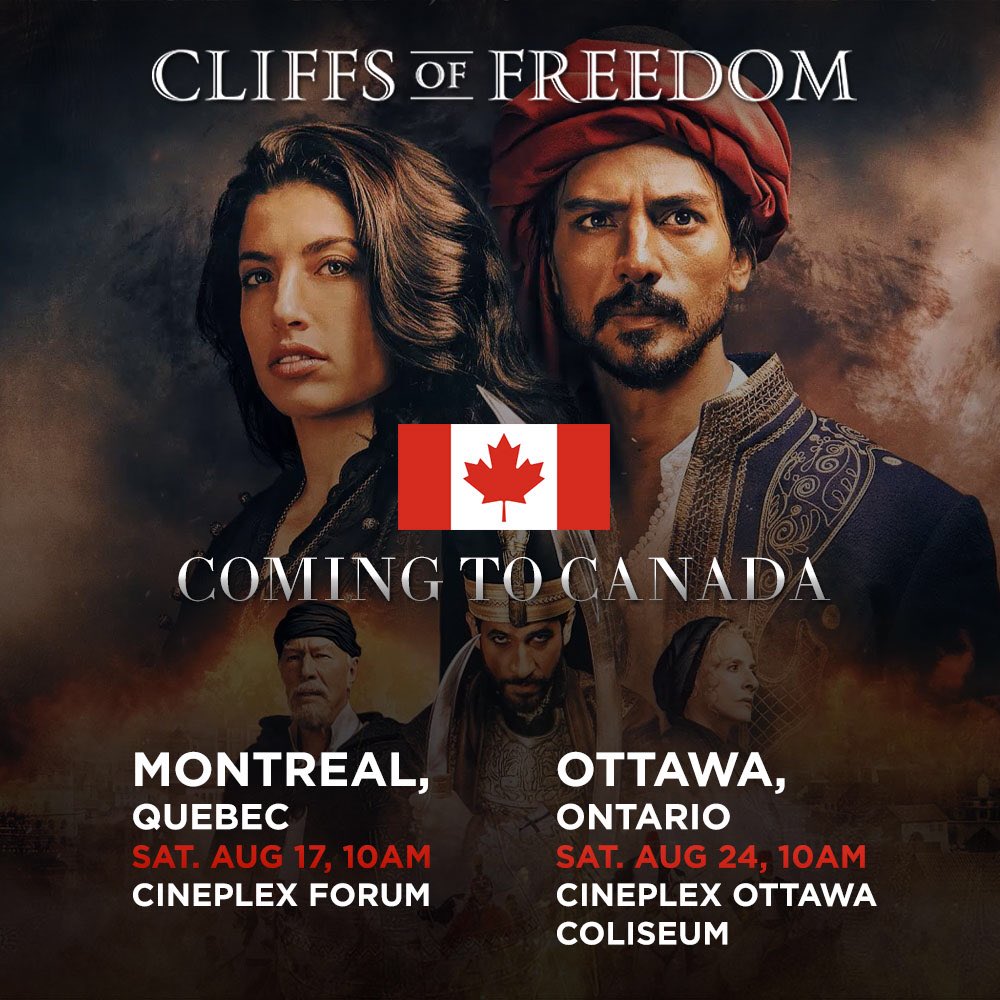 cliffsfilm's tweet photo. You asked, we listened. #CliffsOfFreedom will be coming to Canada soon. Don’t miss out, get your tickets before it’s too late: https://t.co/JP5dzpaf0Y https://t.co/ROo5gSt8ql